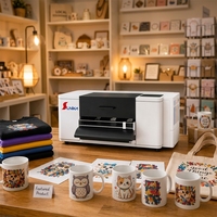 Imprimante DTF de bureau pour boutique de cadeaux, machine d'impression directe sur film pour cadeaux personnalisés, souvenirs sur mesure, magasin de détail