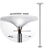Poteau de danse portable réglable en hauteur facile à installer 360 Stripper Talons rotatifs Poteau de danse