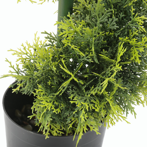 Arbre artificiel en spirale de haute qualité résistant aux UV, en <span class=keywords><strong>buis</strong></span>, avec tronc en bois véritable, pour <span class=keywords><strong>la</strong></span> décoration extérieure du jardin - Product Image 5