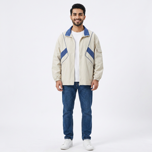<b>Men</b> High Quality Custom Windbreaker <b>Jacket</b> 3 Layers Zip up <b>Jacket</b> Polyester Full Sleeve Windproof <b>Men</b> Outdoor Hiking <b>Jacket</b> - Product Image 1