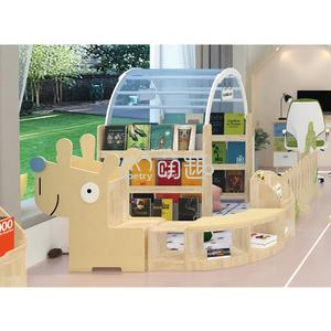 Moetry-<span class=keywords><strong>cabaña</strong></span> de <span class=keywords><strong>madera</strong></span> maciza de lectura para niños, estantería de libros prefabricada con sofá y silla para biblioteca - Product Image 3