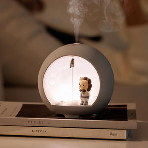 Lele <span class=keywords><strong>Duo</strong></span> Diffuser <span class=keywords><strong>Aroma</strong></span> USB Kreatif Baru Bentuk Boneka Kartun Magnetik Planet Rumah Tangga 100ML Di Bawah 36dB Grosir Kustom - Product Image 2