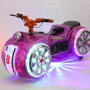 Future Chariot Fairground Funny Amusement Park Rides Motocyclette électrique à piles sur des autos tamponneuses à vendre 350W 6-8h - Product Image 3