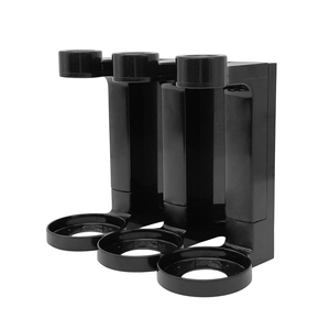 Distributeur mural de shampoing et d'après-shampoing, distributeurs de savon liquide pour les mains, ensemble d'étagères pour salle de bain d'hôtel - Product Image 5