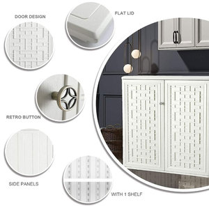 Living Rooms Bedrooms Outdoor Waterproof 60 Gallon Deck <strong>Box</strong> Garage <strong>Storage</strong> Cabinet With Doors