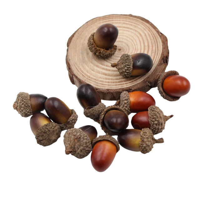 Wholesale Artificial Pine Cone Acorn Top Sale Home Decorative Flowers & Plants for Christmas and Thanksgiving Scene Setting