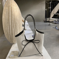 Sac à bandoulière vintage en toile pour femme, sac fourre-tout, sac décontracté tendance, grande capacité, sac de transport quotidien, logo personnalisé, OEM ODM, usine