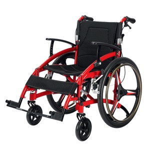 Fauteuil roulant manuel ultra-léger à dossier souple et rigide, roues à dégagement rapide, dossier inclinable et pliable, pour adulte - Product Image 1