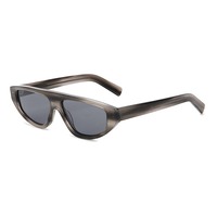 Lunettes de soleil polarisées triangulaires UV400 pour homme, en acétate, unisexe, de créateur, pour la conduite en extérieur et la plage, vente en gros