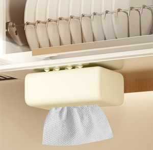Porte-boîte à mouchoirs en silicone, distributeur de serviettes en papier pour bureau, maison, salle de bain, voiture - Product Image 4