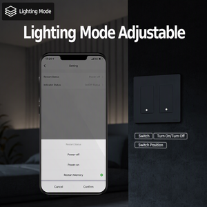 Interrupteur intelligent Graffiti Smart Home ZigBee 3.0, interrupteur <span class=keywords><strong>à</strong></span> <span class=keywords><strong>clé</strong></span> ignifuge, application universelle, minuterie, commande vocale, télécommande - Product Image 6