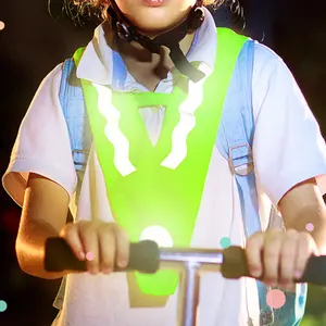 Super Qualidade Bom Preço Kids Reflective Safety Vest, Jaquetas de Segurança das Crianças de Alta Luz para atividades escolares ao ar livre