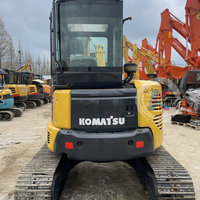 Mini-excavatrice Komatsu PC55 Mr-2 d'occasion, 5 tonnes, hydraulique, sur chenilles, avec moteur et pompe d'origine - Très rentable
