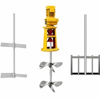 Agitateur monté en hauteur pour réservoir de neutralisation, agitateur vertical robuste, fournisseur