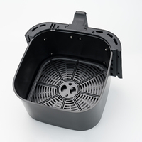 Friteuses à air en acier inoxydable SKD CKD de 8 litres, vente chaude, contrôle numérique intelligent, articles ménagers, revêtement antiadhésif, friteuses à air économiques