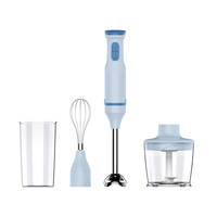 Mixeur Plongeant Électrique Compact à Vitesse Variable, Silencieux, Chauffant, pour Smoothies, Idéal pour la Maison et l'Extérieur
