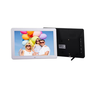 Cadre photo numérique 12 pouces avec lecteur vidéo et MP3, horloge, en plastique, pour films et photos numériques - Product Image 1