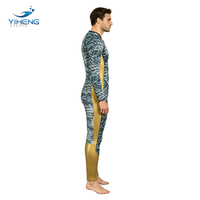 Combinaison de plongée en néoprène respirante et imperméable pour homme avec fermeture éclair sur la poitrine, logo personnalisé, 4,0 mm, pour la plongée et le surf