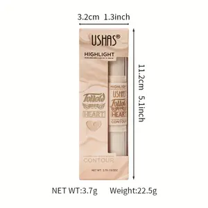 OEM Double-Head High-Light Contour Stick Dual-Use Nose Shadow Repair Highlighter Powder Concealer Shadow Long Lasting Maquiagem