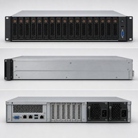 Serveur en rack 2U R760XS2U à double socket, haute capacité, Xeon Silver 4110, 256 Go DDR4, 2x960 Go SSD, 4x16 To HDD