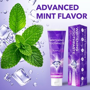 Chống sâu răng răng làm trắng hơi thở tươi Fluoride hữu cơ bạc hà kem đánh răng - Product Image 3