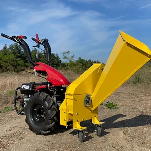 BCS Chipper Walk Behind Tractor Machine for Farming PTO Stump Grinder Implement with Wood Engine New Product 2020 CE Provided 68