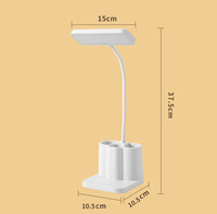 Lampe de table pour bureau d'étude Salon Lampe de bureau Usb Étude Lecture Led Lampe de table