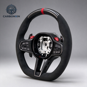 Volante de Fibra de Carbono Personalizado para BMW CS G F F30 F20 F10 E46 M4 M3 M5 G20 G80 E90 E87 E38 F87 G28 G30 G38 G60 G87 X3 X5 M8 - Product Image 3