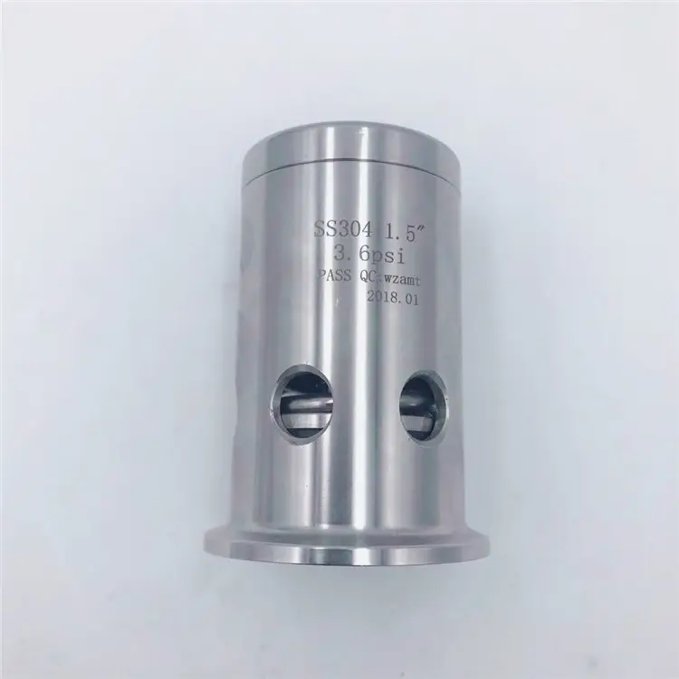 Санитарный автоматический предохранительный клапан из нержавеющей стали, клапан повторного давления, клапан управления воздухом