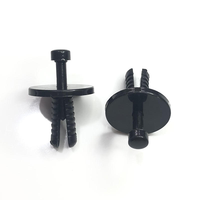 Clip d'expansion à rivet de poussée industriel en plastique/nylon pour l'automobile, à tête à bride, fixation personnalisable pour panneaux de garniture intérieure de voiture OEM