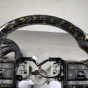 พวงมาลัยรถยนต์คาร์บอนปลอมแปลงรุ่นที่กำหนดเองสำหรับ Toyota Land Cruiser HILUX Corolla TC XB N80 100 200 - Product Image 2