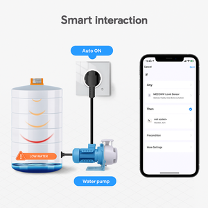Hupira Tuya Smart Kabelloser Wassertank-Füllstandsensor Ultraschall-Fernanzeige APP-Alarm-Monitor 0,02m Genauigkeit PC-Material für Zuhause - Product Image 3