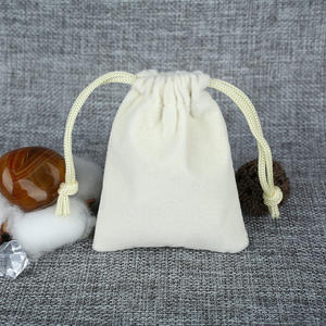 Eenvoudige Drawstring Mobiele Telefoon Oortelefoon Opberg Fluwelen Tas Blanco Sieraden Opbergverpakking Fluwelen Microfiber Zakje - Product Image 4