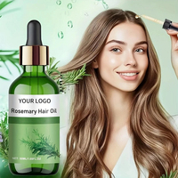 Prix de gros 100% Pure Cold Press Huile essentielle de romarin Soin capillaire Huile capillaire nourrissante au romarin pour la perte de cheveux