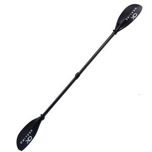 Pagaie de kayak en fibre de carbone à 4 sections, noire, pliable, portable, 210-220 cm, pour lacs et rivières - Product Image 5