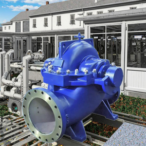 High-Pressure Horizontal Double <b>Suction</b> Stainless Steel Flange Connection Centrifugal Water <b>Pump</b> Single Hot Water Circulation - Product Image 1