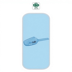 Cuchara de pesaje de vidrio para transferencia oral en laboratorio. Las cucharas de pesaje tienen un brazo tubular abierto. - Product Image 1
