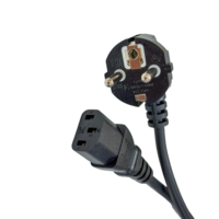 Cable de Alimentación CA para Escritorio con Conector C15, Precio de Fábrica en la UE, para Computadoras y Electrodomésticos