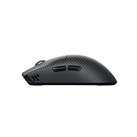 Ratón Óptico Inalámbrico para Juegos PAW3950 con Diseño Ergonómico de 2.4GHz, 4 Botones, para Mano Derecha/Izquierda, PC/Laptop, USB/Tipo-C, Molde Privado