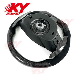 Volante Deportivo Personalizado de Fibra de Carbono con LED e Indicador de RPM para Jaguar XF XFR SC XFR-S Sportbrake XK XKR XKR-S GT - Product Image 4