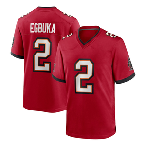 Maillot de football américain brodé de haute qualité à prix de gros Tampa Bay 2 Emeka Egbuka 50e saison, maillot de match cousu - Product Image 4