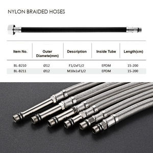 Tuyau de <span class=keywords><strong>plomberie</strong></span> <span class=keywords><strong>flexible</strong></span> en acier inoxydable, 1 tube, meilleure vente - Product Image 3