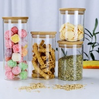 Tarros de Vidrio con Alto Contenido de Boro para el Hogar, Cocina, Té, Especias, Alimentos, Frutas Secas, Galletas, Leche en Polvo