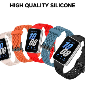 Bracelet respirant pour montre connectée <span class=keywords><strong>Huawei</strong></span> <span class=keywords><strong>Band</strong></span> 11 Pro, bracelet de sport en silicone, bracelet de remplacement, accessoires pour bracelet de poignet - Product Image 2