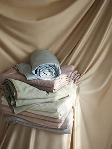 لحاف بالجملة ناعم وسلس، مخزون متوفر، مريح وقابل للتنفس، فئة أ، 100S لانجينغ تنسل، لون موحد، لحاف صيفي - Product Image 6