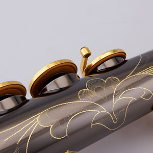 악기 악기 블랙 니켈 소프라노 색소폰 골드 래커 키 중국에서 - Product Image 6