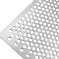 Plaque en acier inoxydable 304 perforée, filtre en maille poreuse, écran filtrant avec trous, personnalisable