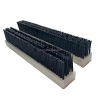 Brosse plate à fils en nylon et plastique PP pour plaques