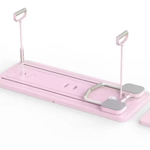 Bộ dụng cụ tập Pilates đa năng 6 trong 1 màu tím, có thể gấp gọn, kèm bảng tập cơ bụng và đồng hồ đếm giờ, dùng cho nhà - Product Image 5