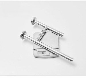 מעקה נייר טואלט מנירוסטה, לתלייה על הקיר, חוסך מקום, מתאים לחדרי שירותים לנכים - Product Image 3